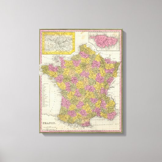 Frankrijk Canvas Afdruk (Voorkant)