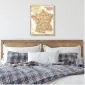 Frankrijk Canvas Afdruk (Insitu (Slaapkamer))