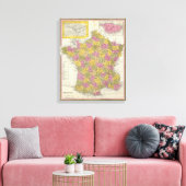 Frankrijk Canvas Afdruk (Insitu (Woonkamer))