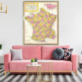 Frankrijk Canvas Afdruk (Insitu (Woonkamer))