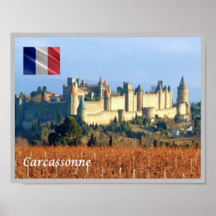 Frankrijk - Carcassonne - Poster