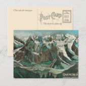Frankrijk, Chamonix, Mont Blanc Briefkaart (Voorkant / Achterkant)