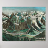 Frankrijk, Chamonix Mont Blanc Poster (Voorkant)