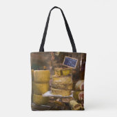 Frankrijk, Corsica. Plaatselijke kaas en charcuter Tote Bag (Achterkant)
