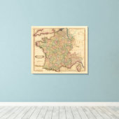 Frankrijk, diensten canvas afdruk (Insitu (Houten vloer))