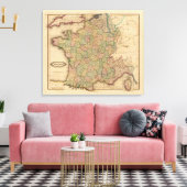 Frankrijk, diensten canvas afdruk (Insitu (Woonkamer))