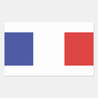 Frankrijk eerste Franse insoumise Franse vlag MFGA Rechthoekige Sticker