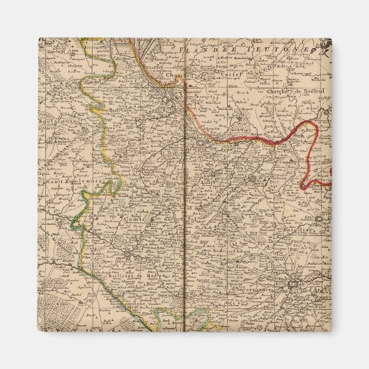 Frankrijk en België Magneet (Voorkant)