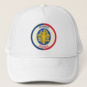 Frankrijk Erfgoed Embleem Trucker Pet (Voorkant)