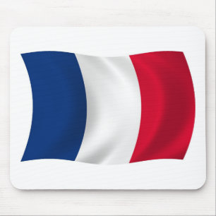 Frankrijk Flag Mousepad Muismat