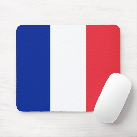 Frankrijk Flag Mousepad Muismat (Met muis)