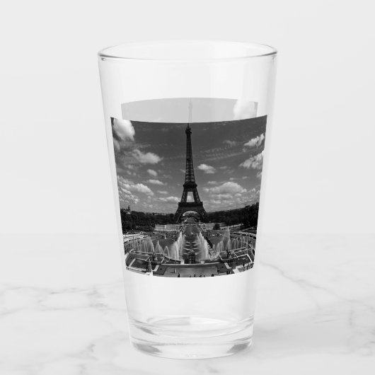 Frankrijk Fontains Tower Eiffel Glas (Voorkant)