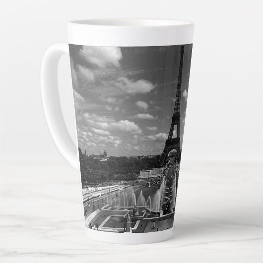  Frankrijk Fontains Tower Eiffel Latte Mok (Linkerhoek)