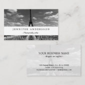  Frankrijk Fontains Tower Eiffel Visitekaartje (Voorkant / Achterkant)