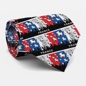 Frankrijk Football Stropdas (Opgerold)