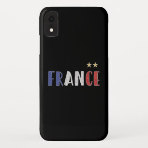Frankrijk Football Ventin Shirt Franse vlag iPhone XR Hoesje