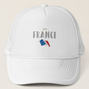 Frankrijk Football Ventin Shirt Franse vlag Trucker Pet