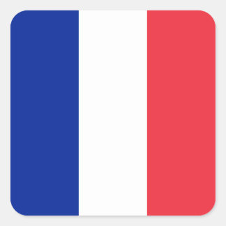 Frankrijk - Franse nationale vlag Vierkante Sticker
