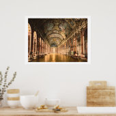  Frankrijk, Galerij van Mirrors Versailles Poster (Keuken)
