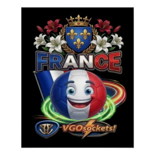 Frankrijk-GBall Perfect Poster