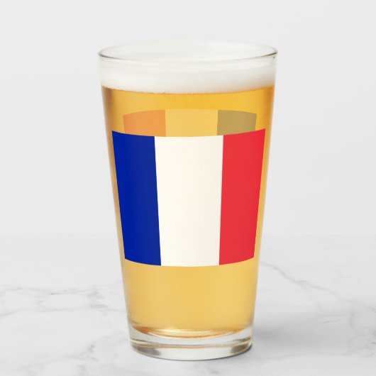 Frankrijk Glas (Voorkant gevuld)