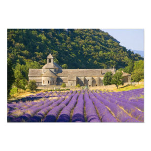 Frankrijk, Gordes. Cisterciëns klooster van Foto Afdruk