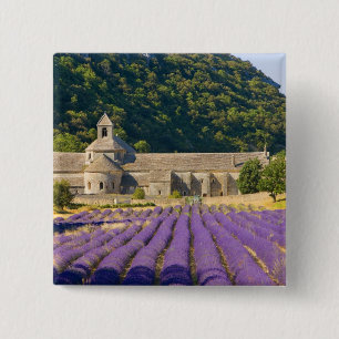 Frankrijk, Gordes. Cisterciënsenklooster van Vierkante Button 5,1 Cm