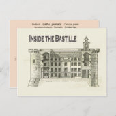 Frankrijk, Inside the Bastille in 1789 Briefkaart (Voorkant / Achterkant)
