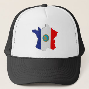 Frankrijk-kaart Trucker Pet