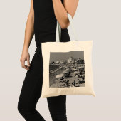  Frankrijk kanaliseert het strand Tote Bag (Voorkant (product))