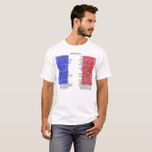 Frankrijk - La Marseillaise T-shirt (Voorkant volledig)