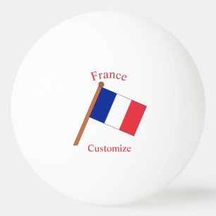 Frankrijk Land Vlag Thunder_Cove Pingpongballen