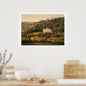  Frankrijk, Le Cantal, Chateau Anteroche Poster (Keuken)