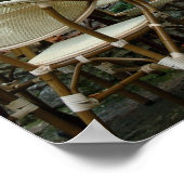 Frankrijk, Les Baux de Provence, cafO© patio Poster (Hoek)