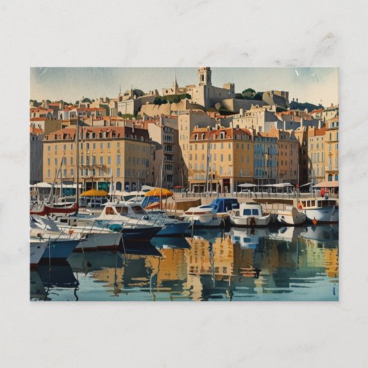FRANKRIJK, MARSEILLE BRIEFKAART (Voorkant)