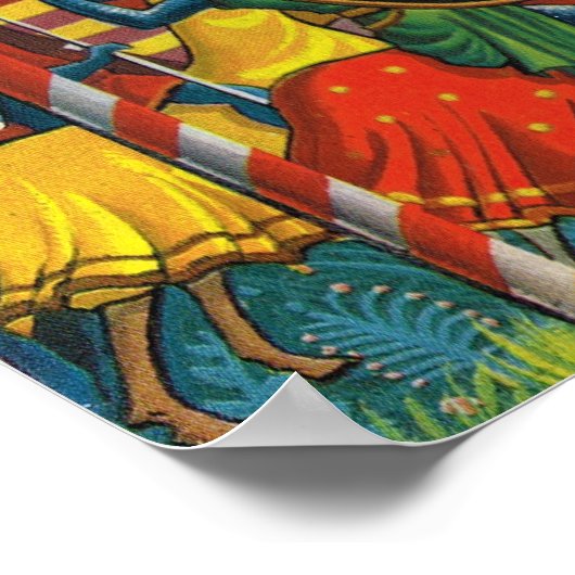  Frankrijk, Medieval Carassonne Poster (Hoek)