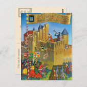  Frankrijk Medieval Carcassonne Briefkaart (Voorkant / Achterkant)