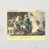 Frankrijk, nog een overwinning, schaakspel Briefkaart (Voorkant / Achterkant)