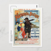 Frankrijk Normandy Jersey Verenigd Koninkrijk rei Briefkaart (Voorkant / Achterkant)