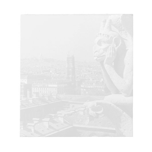 Frankrijk Notre Dame Cathedraal denker Notitieblok (Voorkant)