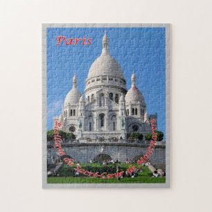 Frankrijk - Parijs - Basiliek van het Heilig Hart Legpuzzel