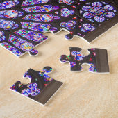 Frankrijk, Parijs. Binnenste details van gekleurd  Legpuzzel (Zijkant)