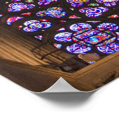 Frankrijk, Parijs. Binnenste details van gekleurd  Poster (Hoek)