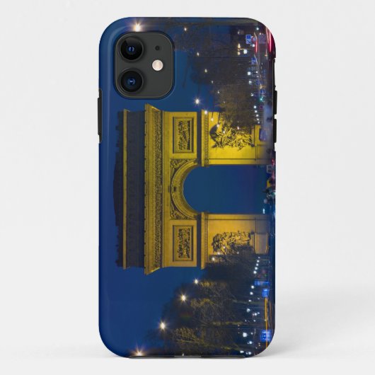 Frankrijk, Parijs. De Arc de Triomphe en de Case-Mate iPhone Case (Achterkant)