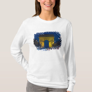 Frankrijk, Parijs. De Arc de Triomphe en de T-shirt