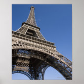 Frankrijk, Parijs, Eiffeltoren, uitzicht met lage  Poster (Voorkant)
