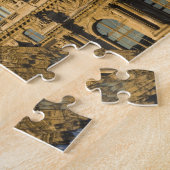 Frankrijk, Parijs, Louvre Museum en de Pyramide, Legpuzzel (Zijkant)