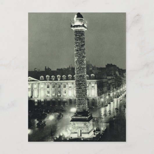 Frankrijk Parijs, Place Vendome Briefkaart (Voorkant)