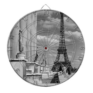 Frankrijk Paris Eiffeltoren Chaillot paleis Dartbord