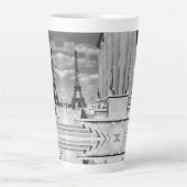  Frankrijk Paris Eiffeltoren Chaillot paleis Latte Mok (Voorkant)